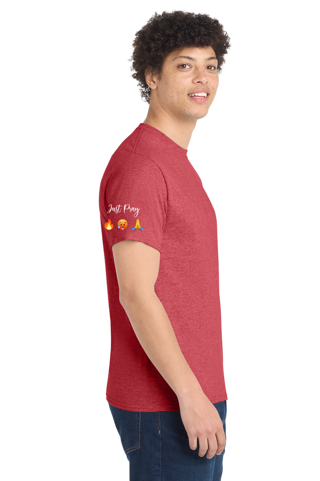 Left Design - Heather Red