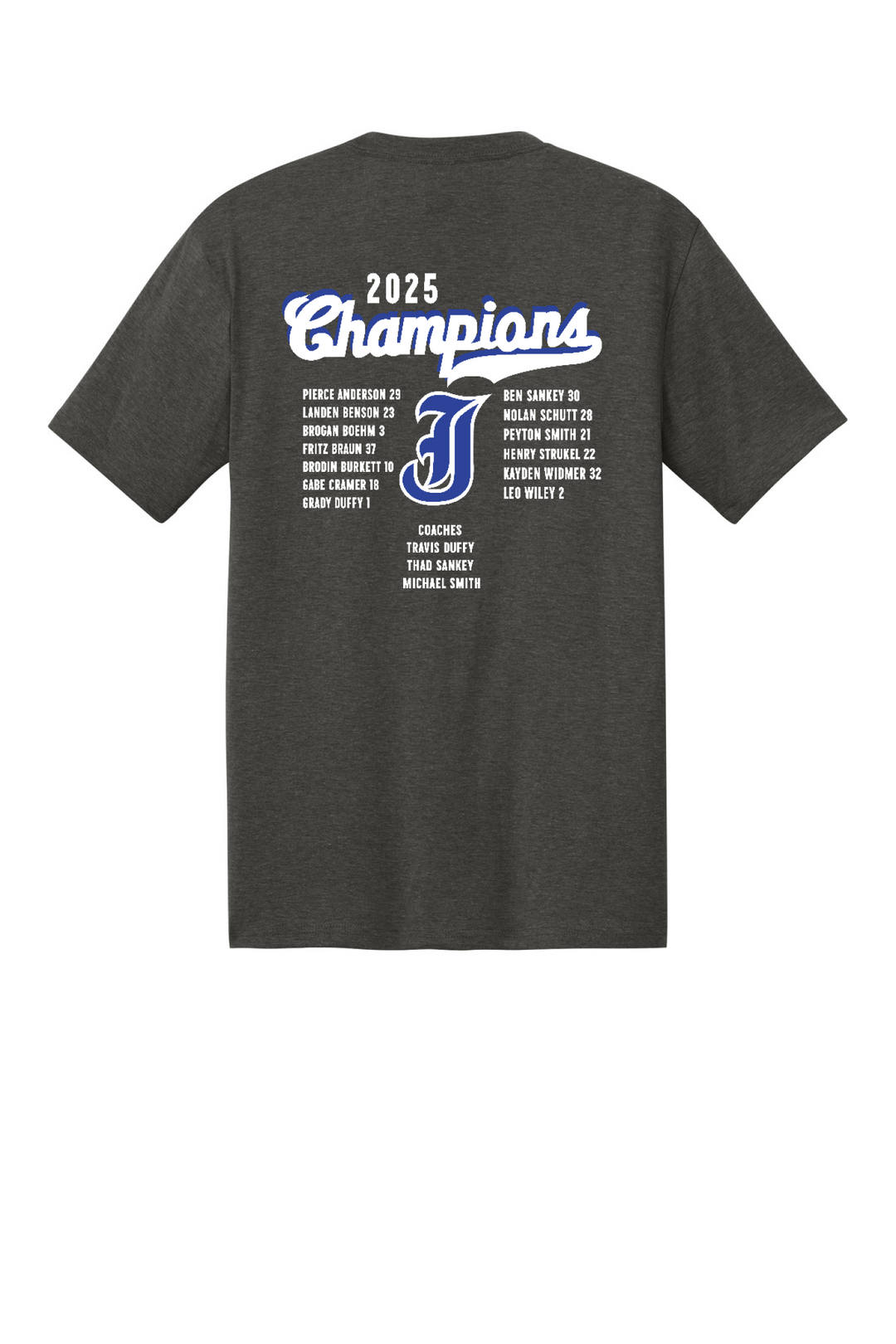 Back Design - Heathered Charcoal