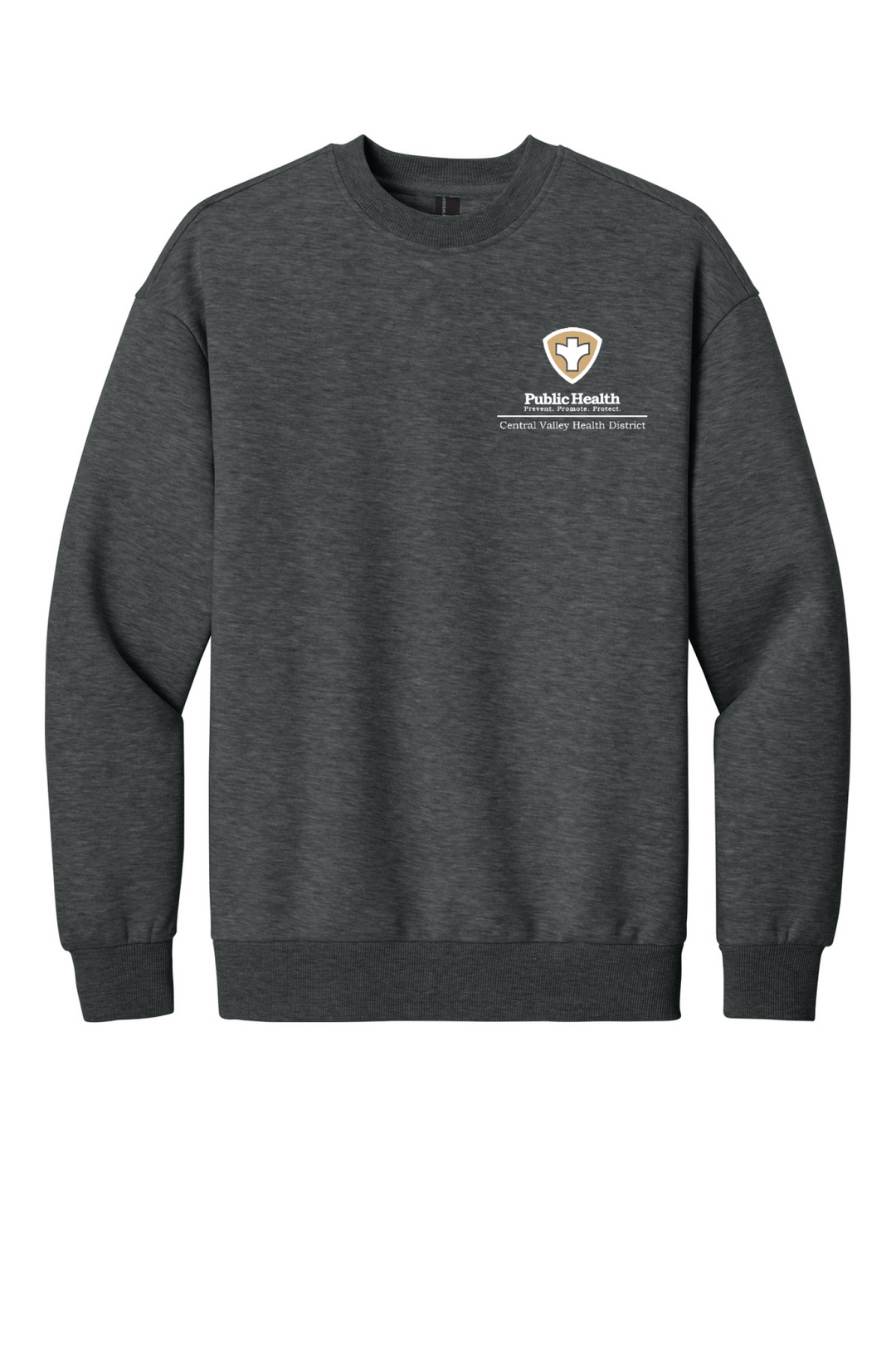Front Design - Heathered Charcoal
