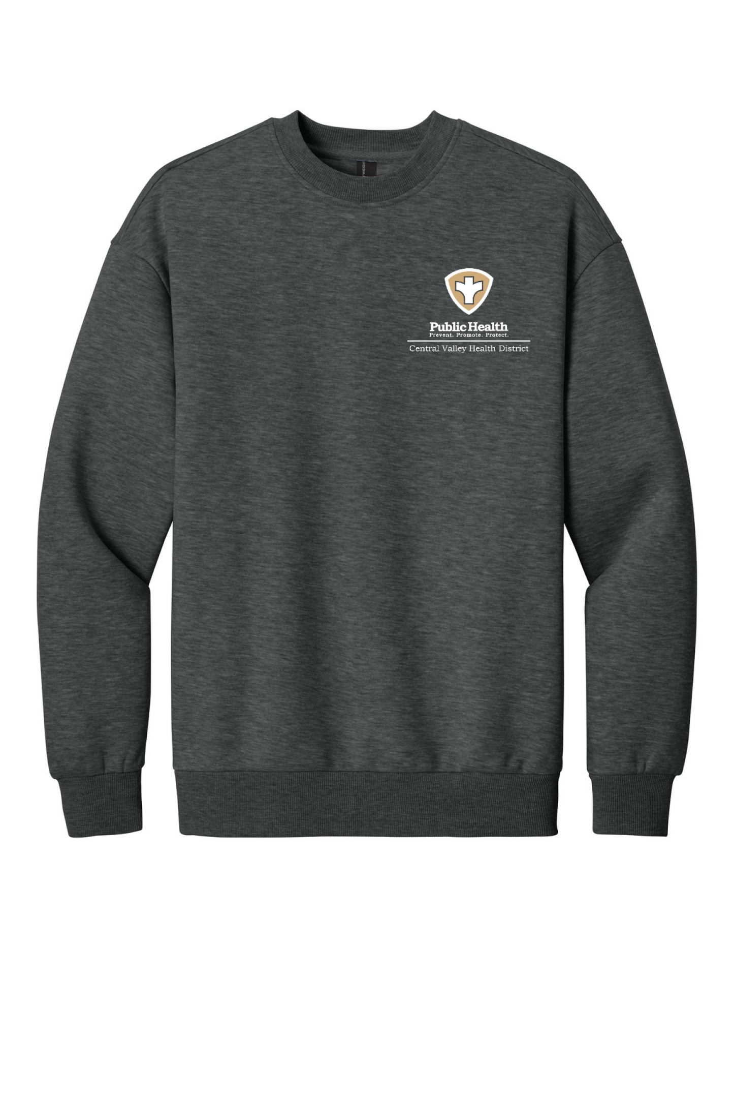 Front Design - Heathered Charcoal