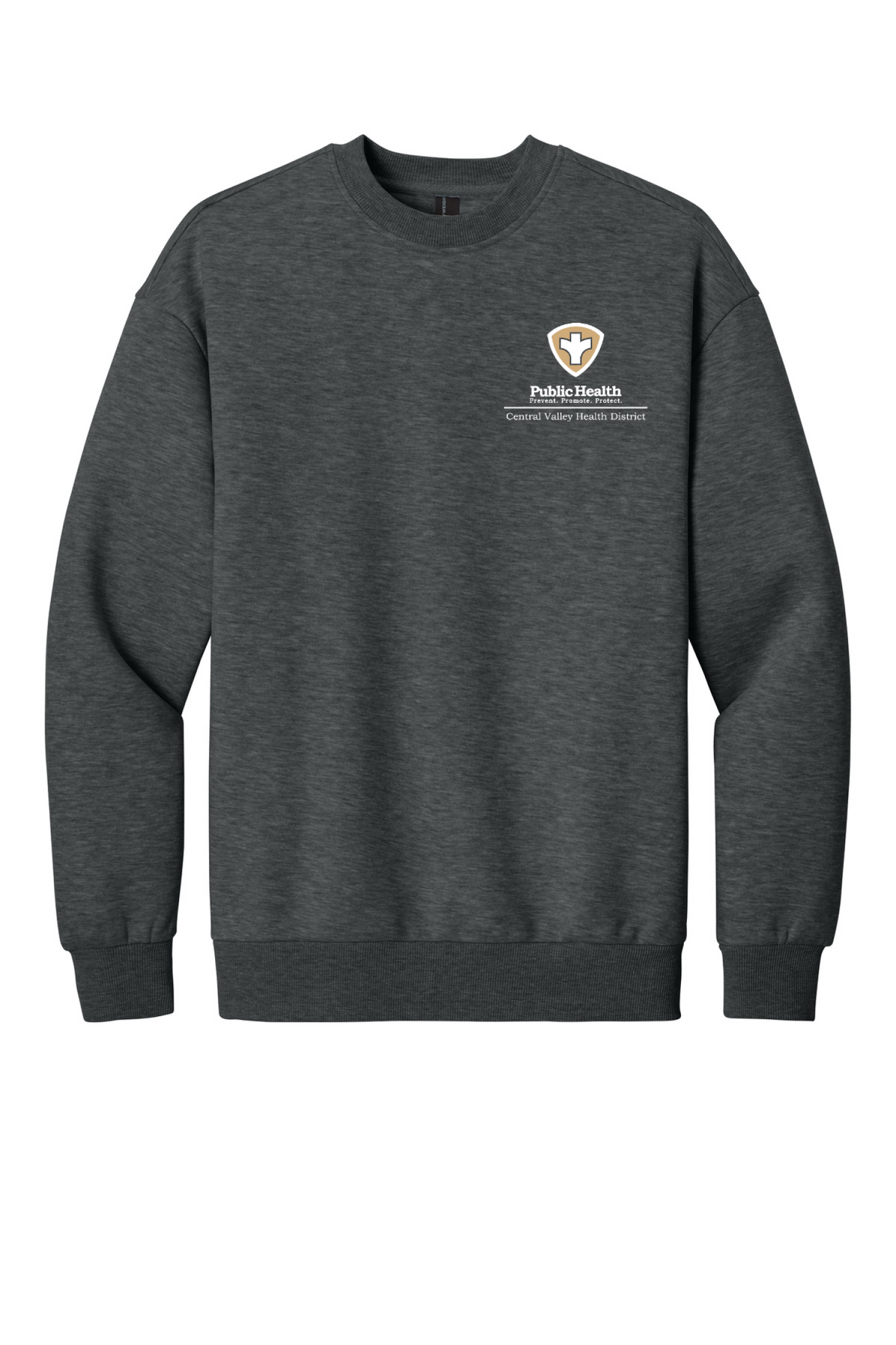 Front Design - Heathered Charcoal