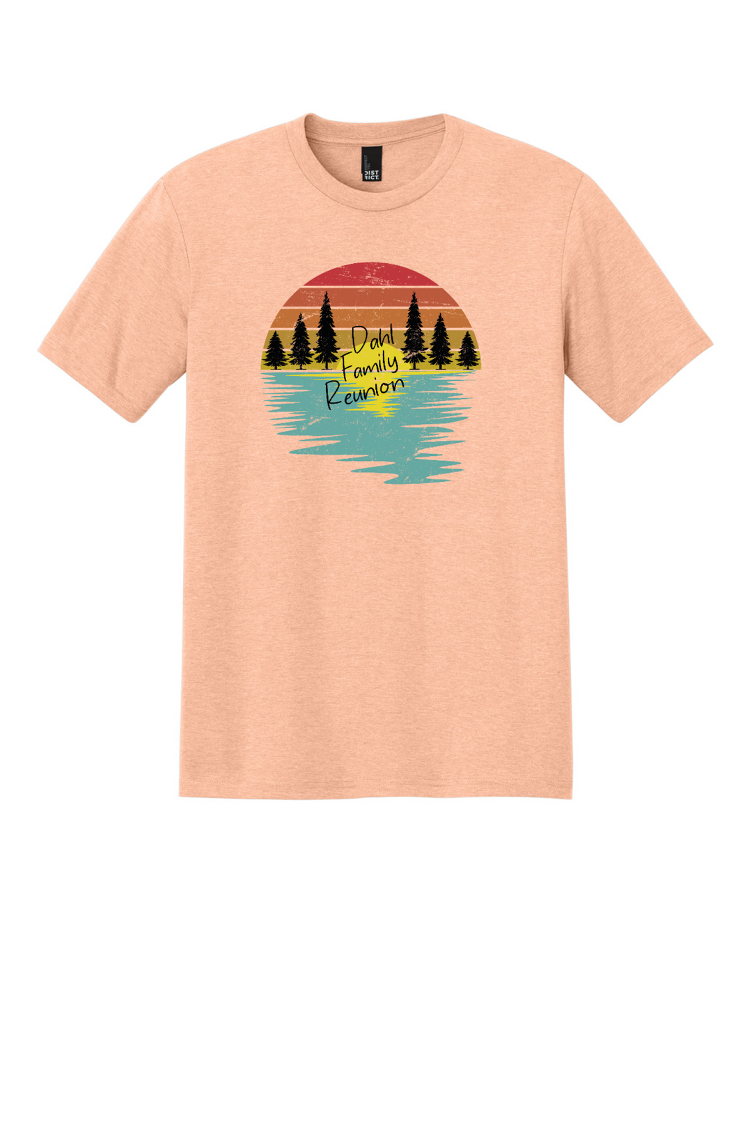 Front Design - Heathered Dusty Peach