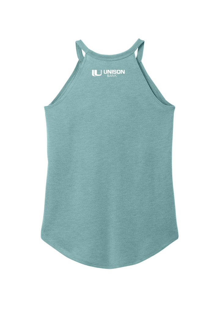 Back Design - Heathered Eucalyptus Blue