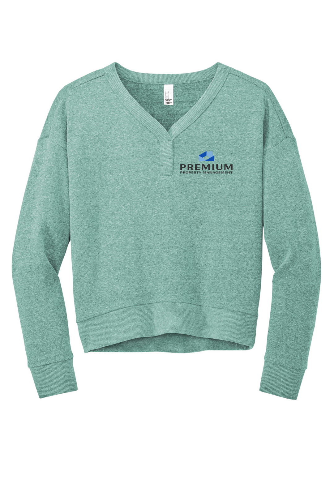 Front Design - Heathered Eucalyptus Blue