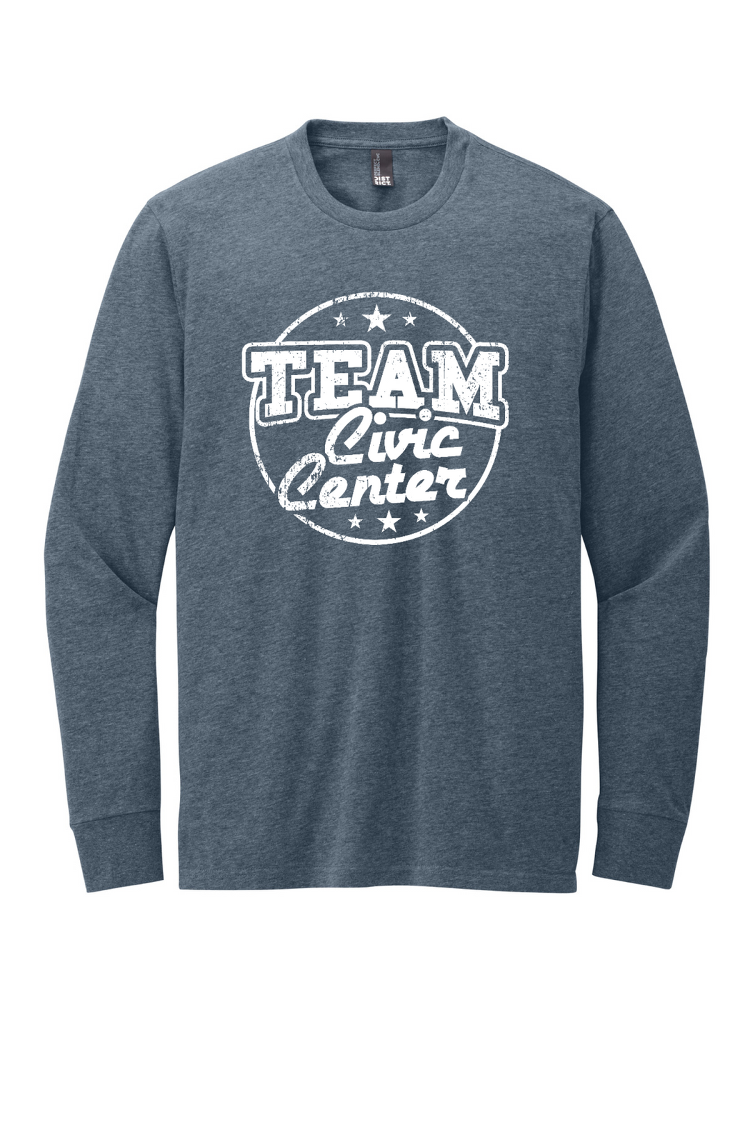 Front Design - Heathered Navy