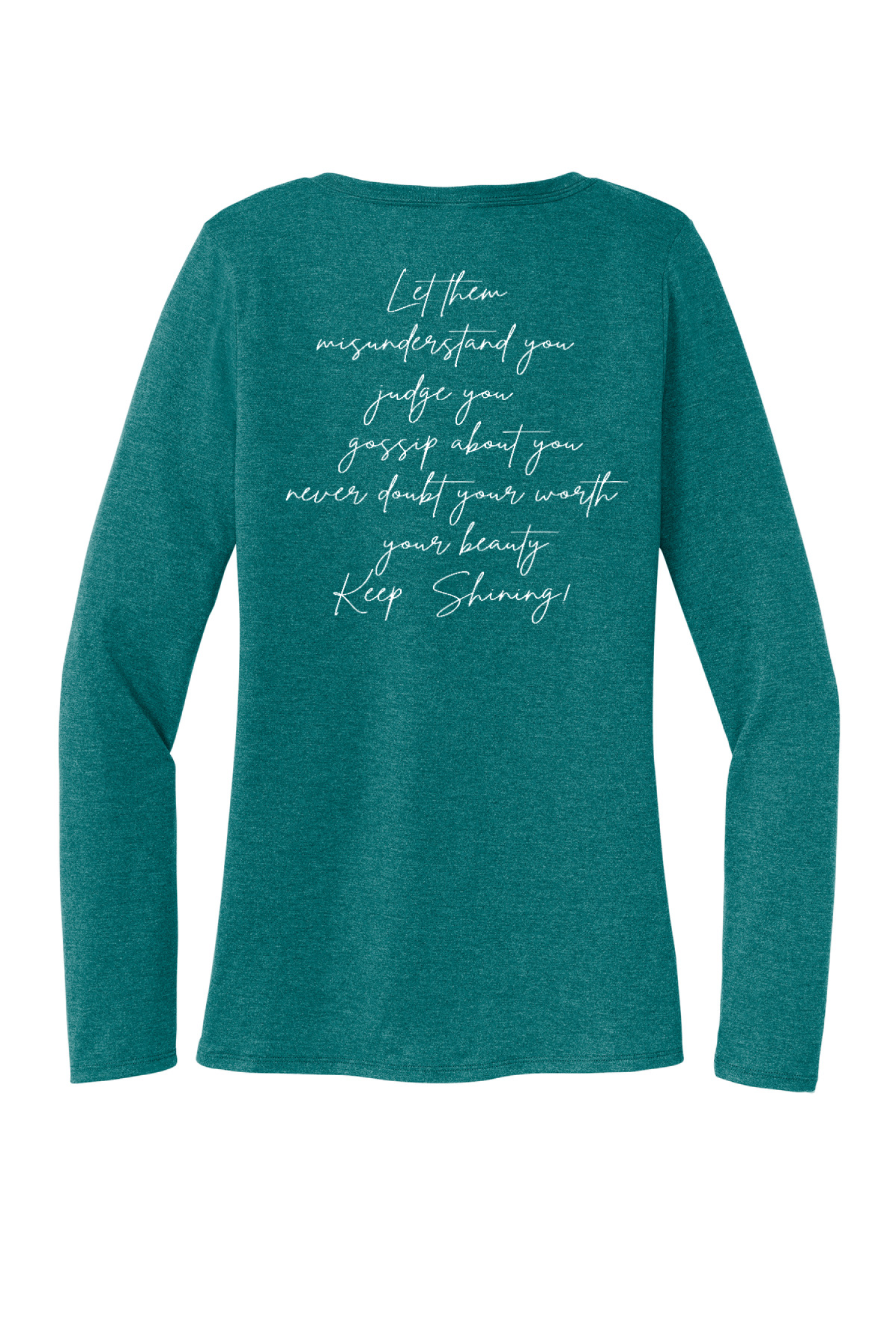 Back Design - Heathered Teal