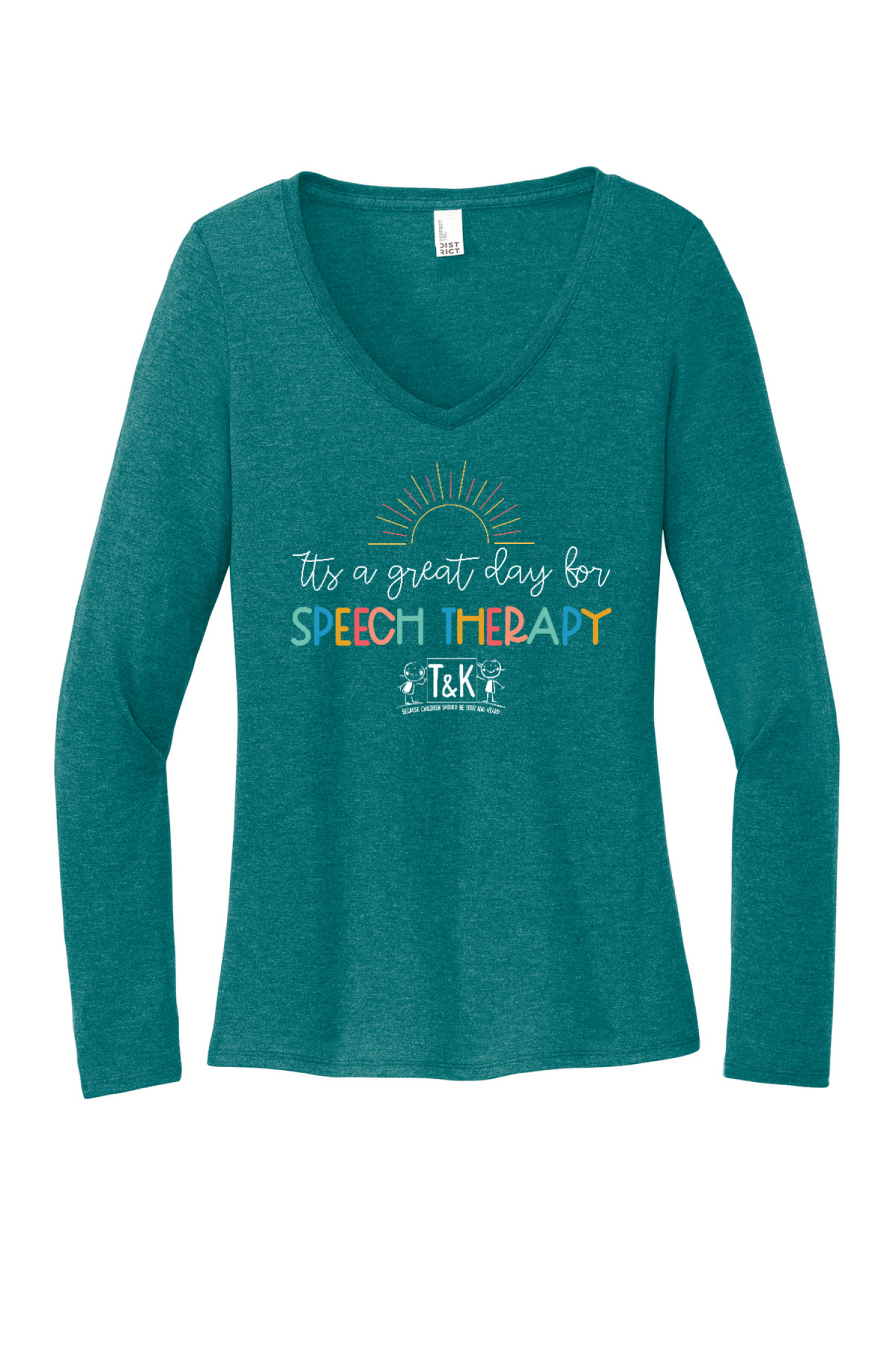 Front Design - Heathered Teal