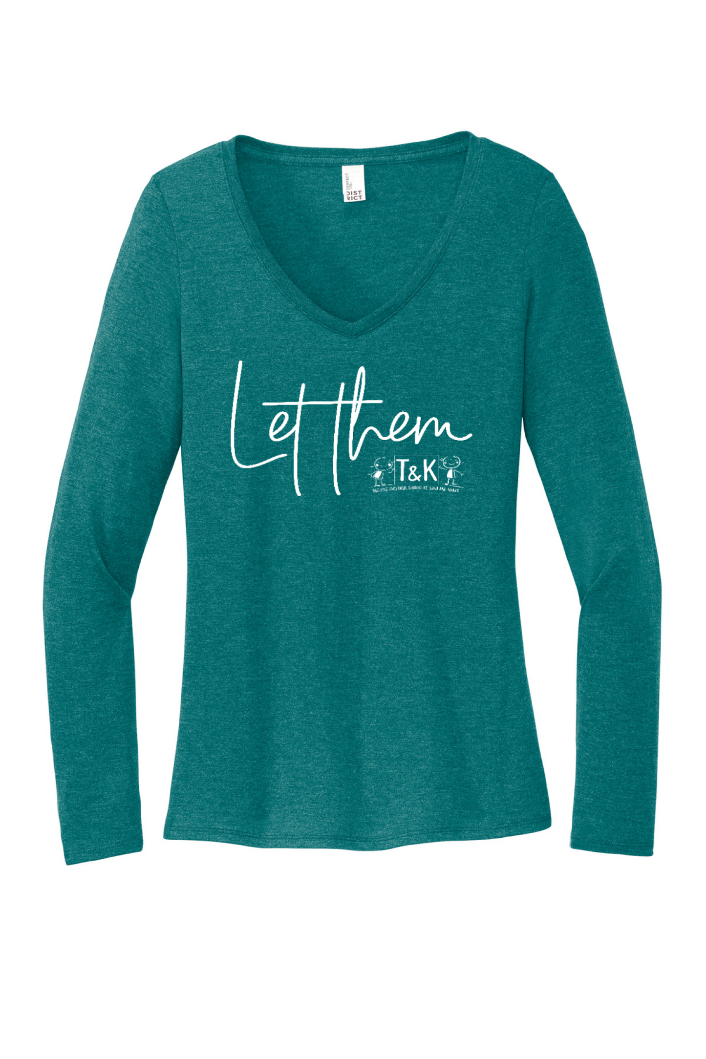 Front Design - Heathered Teal