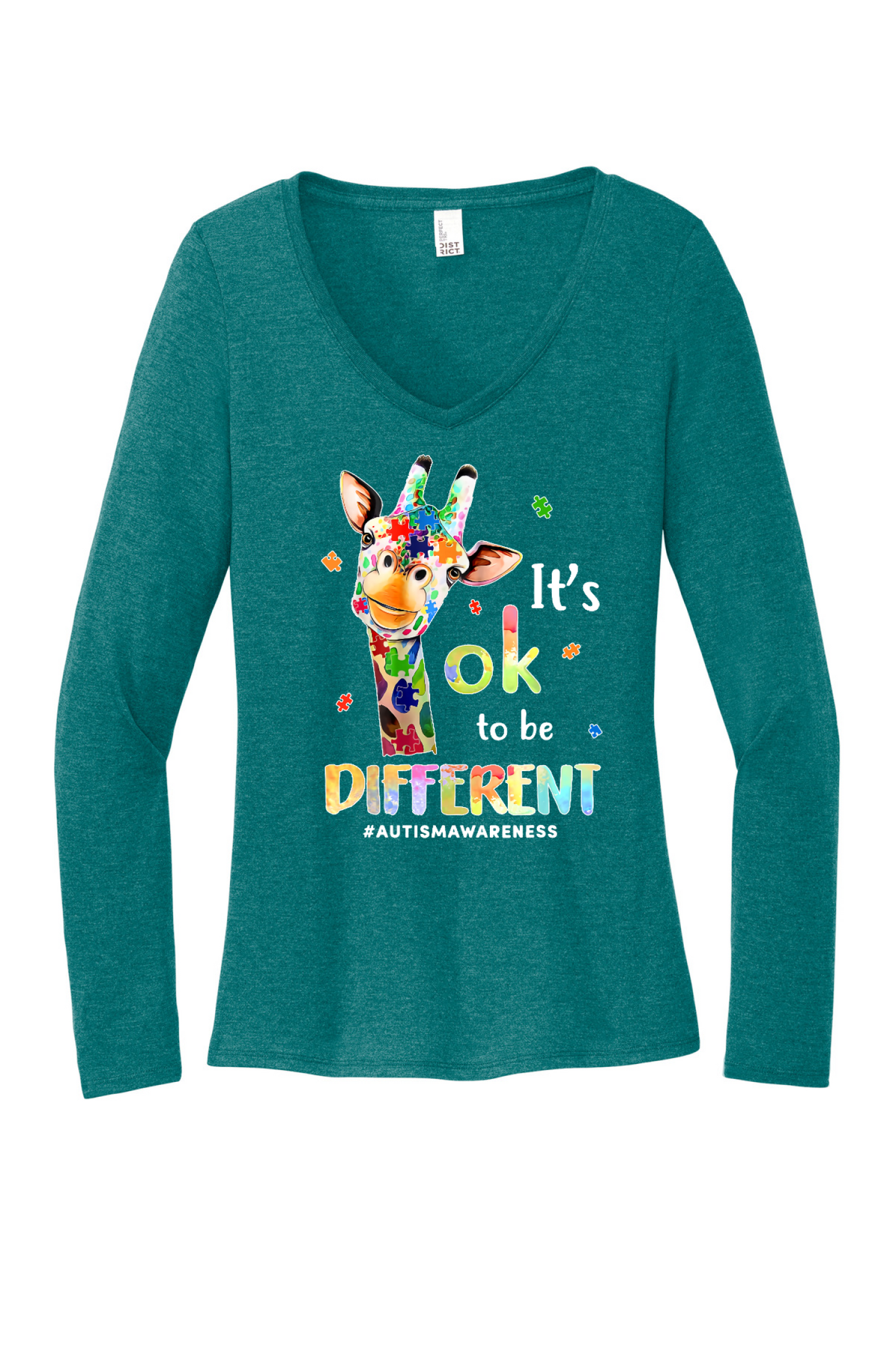 Front Design - Heathered Teal