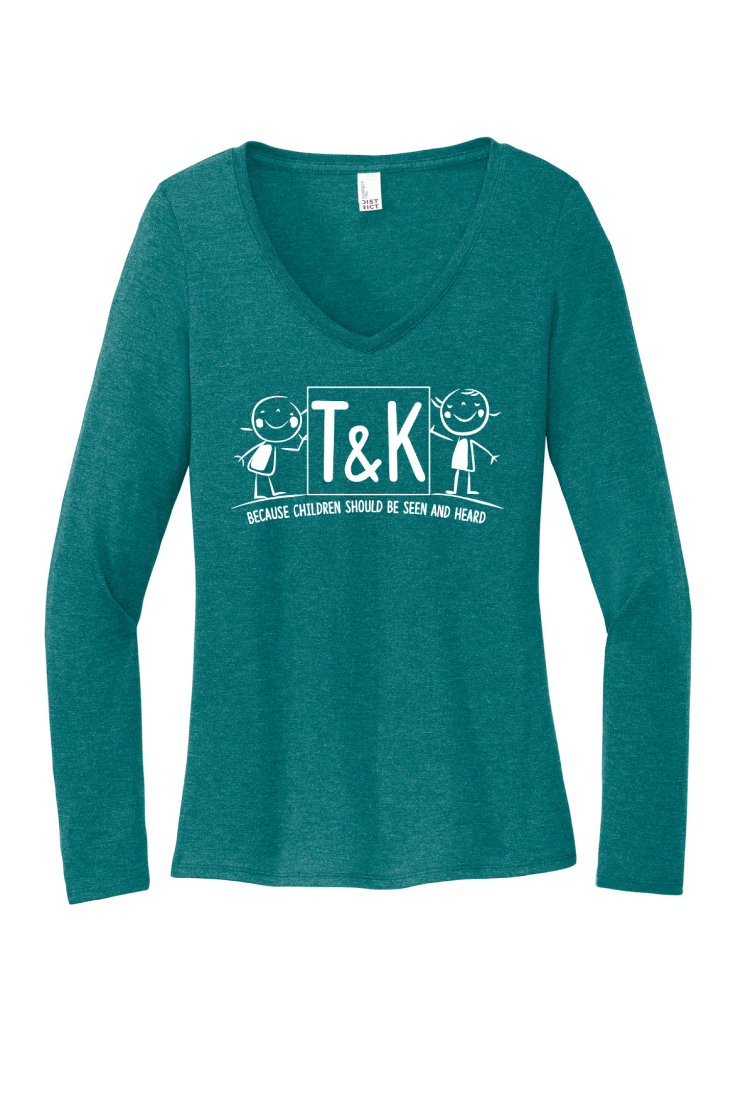 Front Design - Heathered Teal