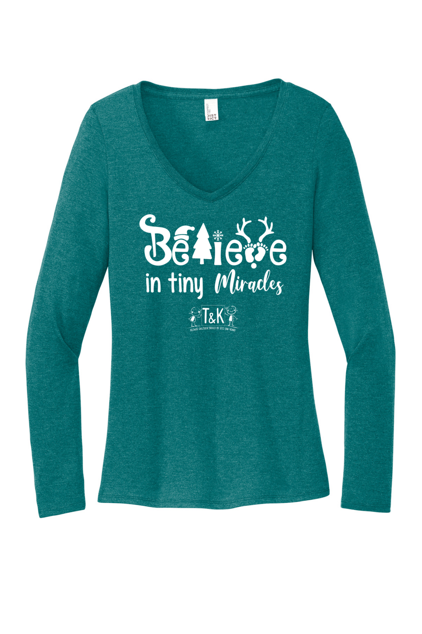Front Design - Heathered Teal