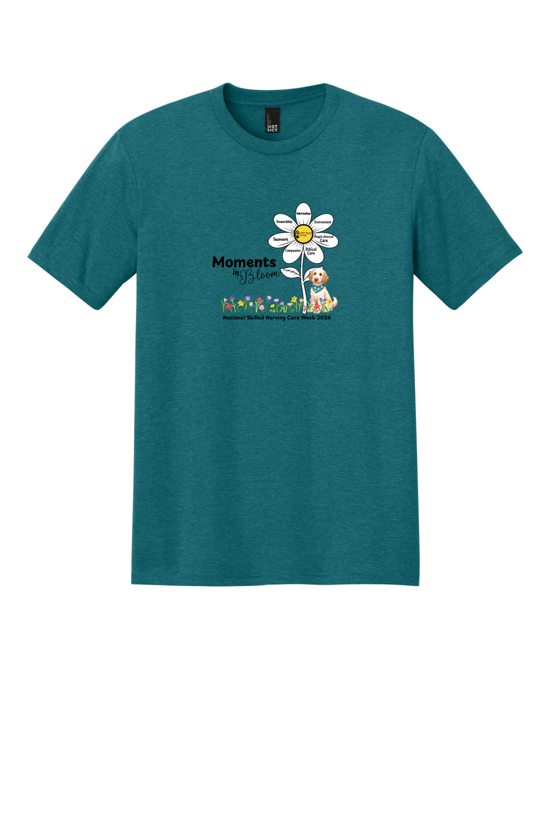 Front Design - Heathered Teal