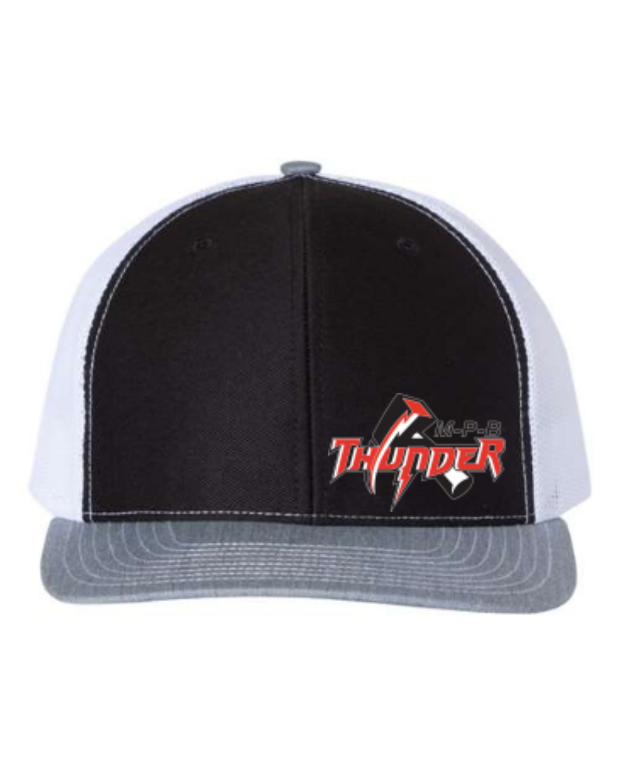 Black White Heather Grey - front