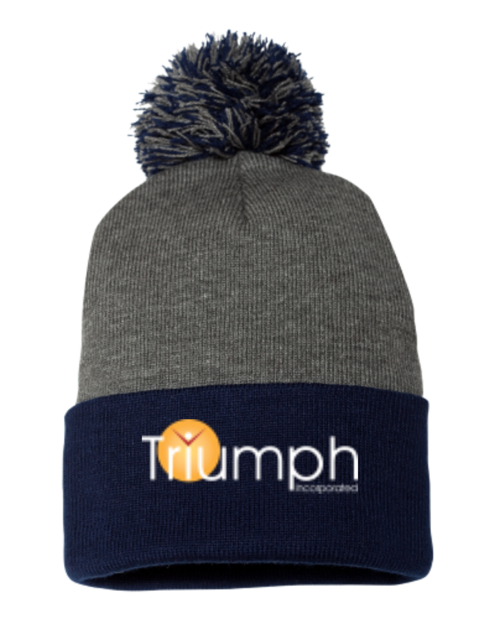 Dark Heather Grey Navy - front