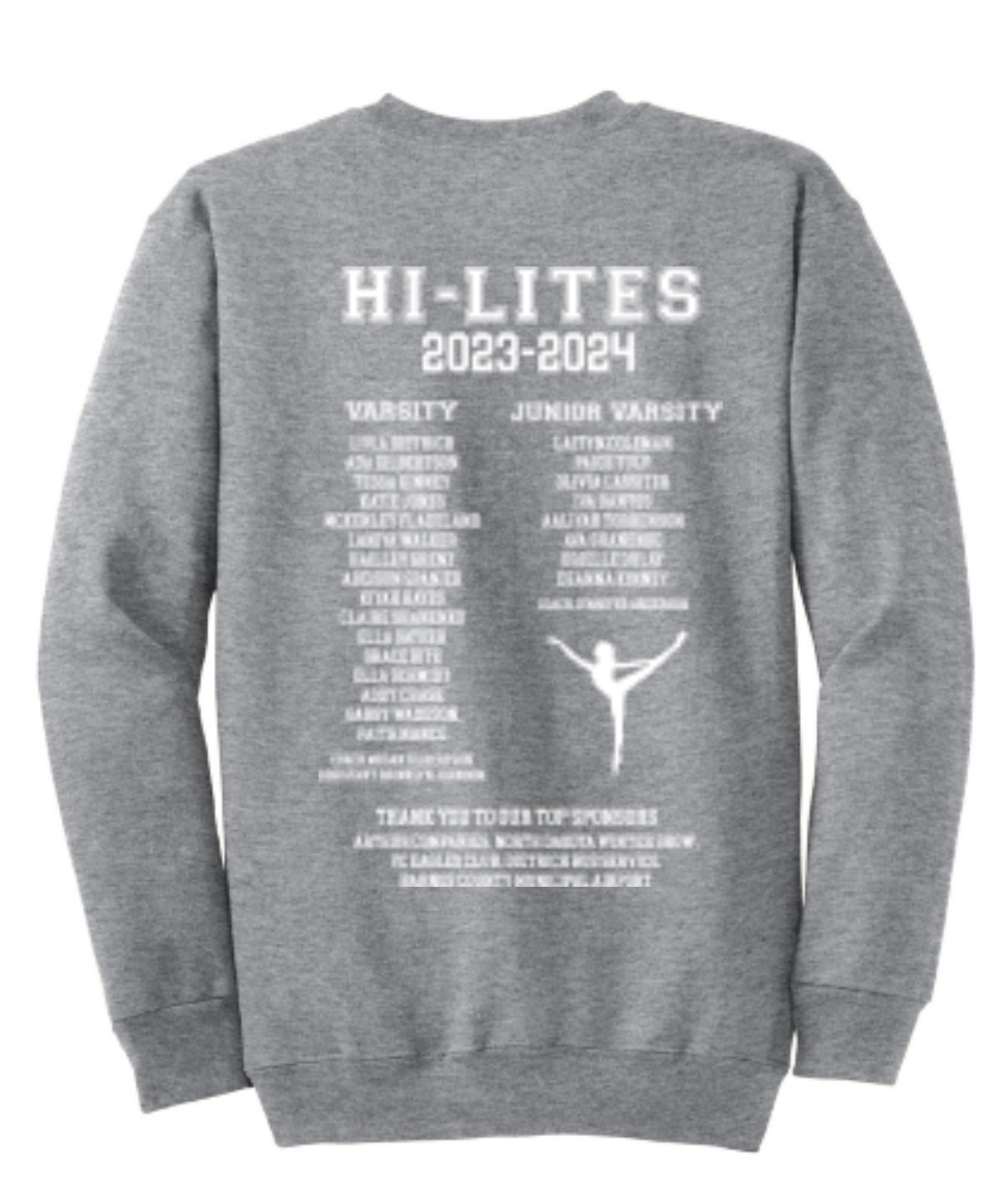 Athletic Hthr - back