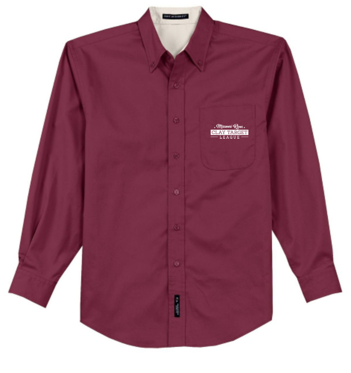 Burgundy Lt St - front