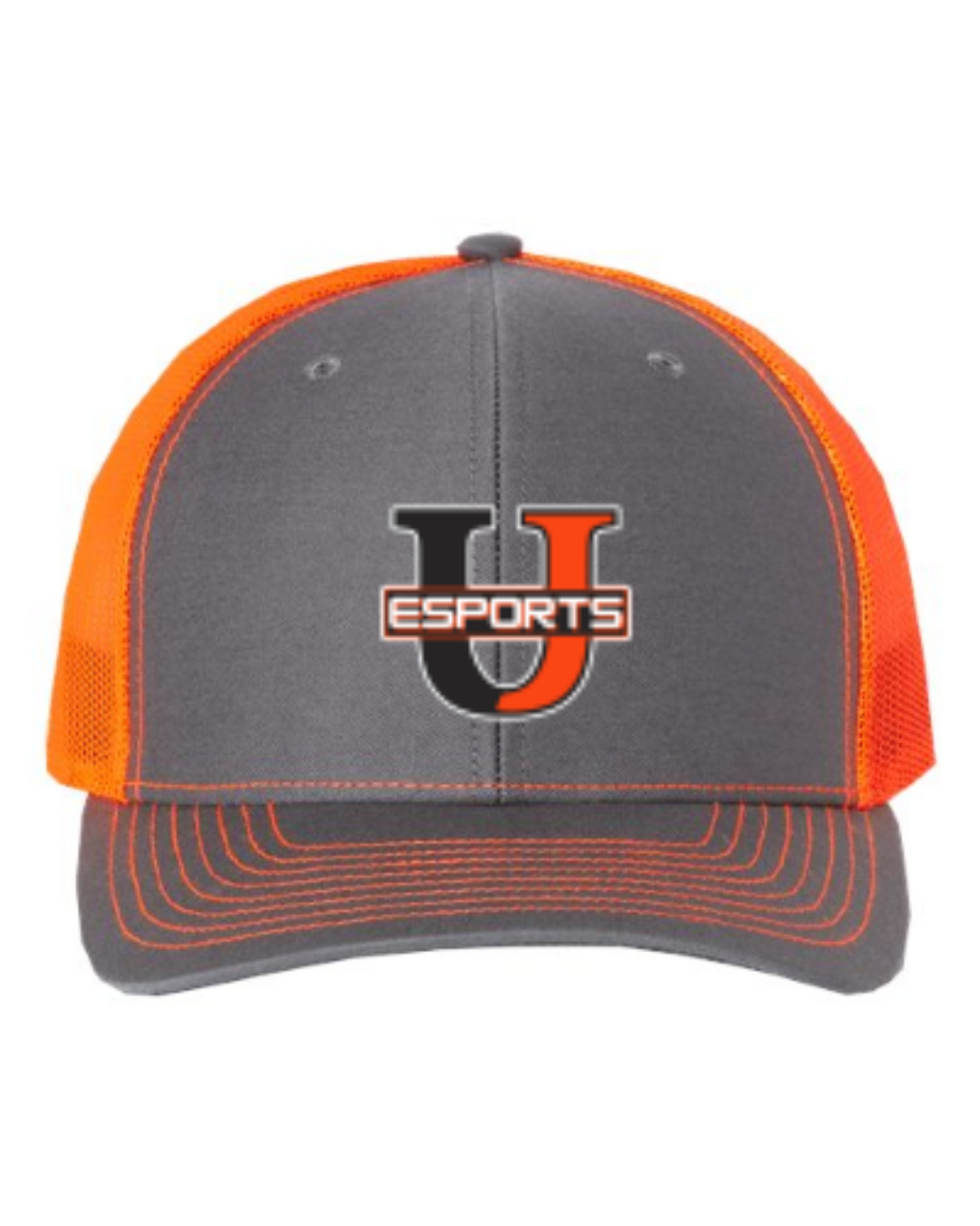 Charcoal Neon Orange - front