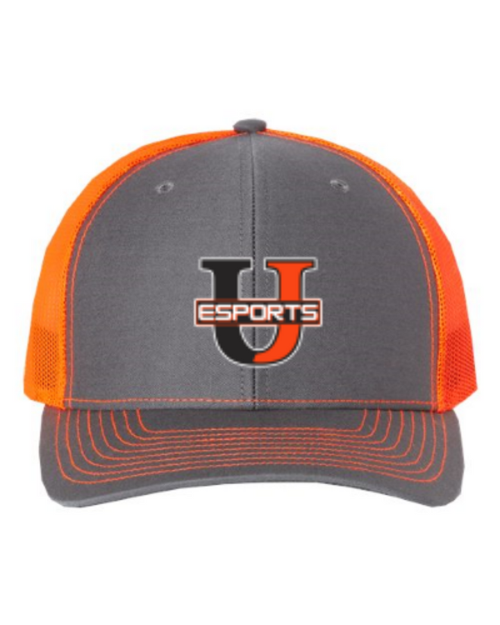 Charcoal Neon Orange - front