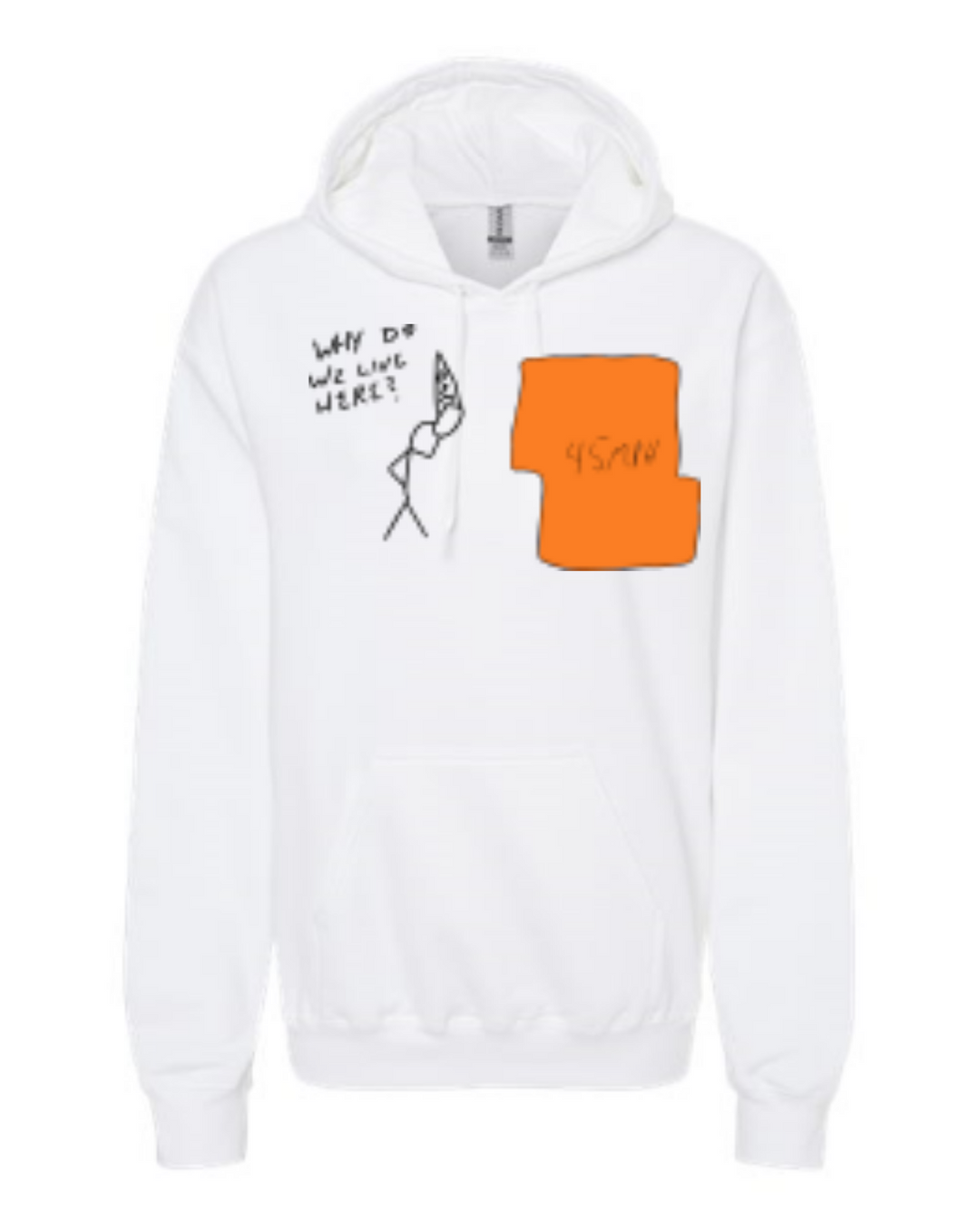 White - front
