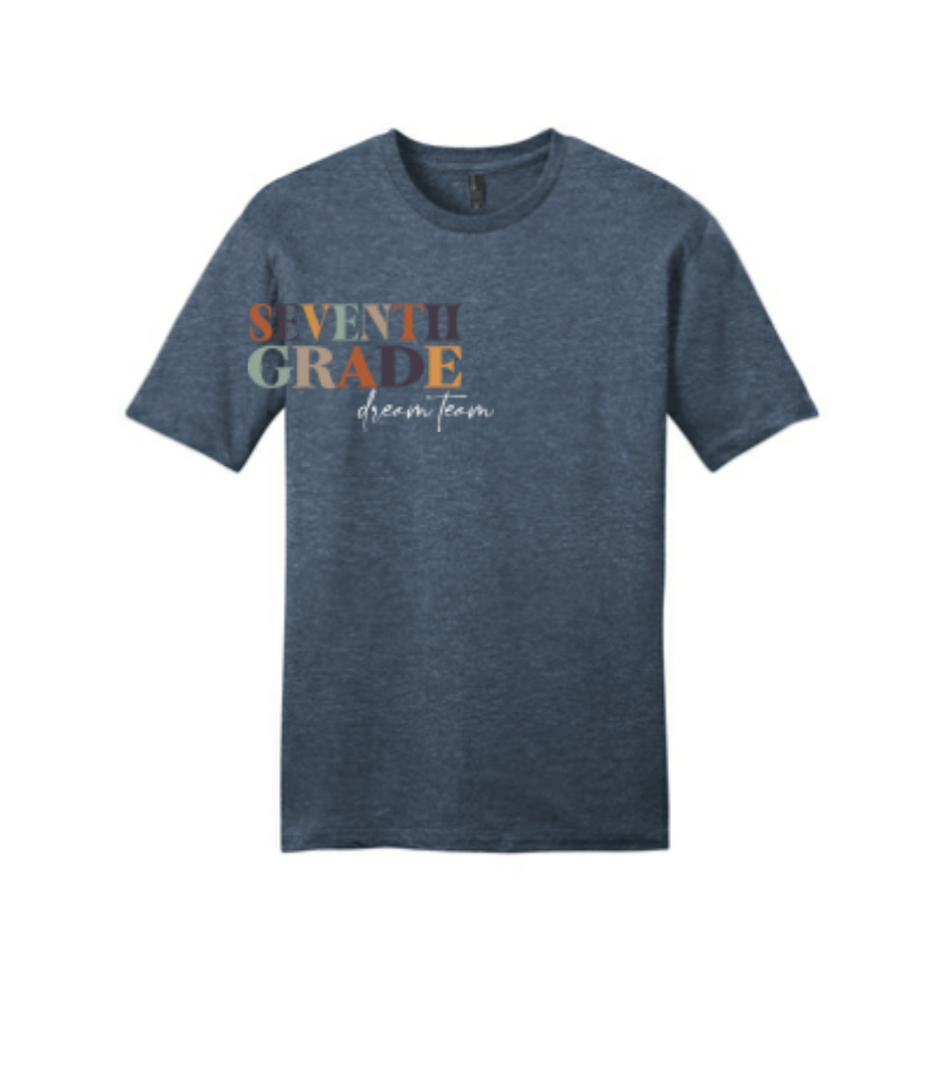 Heathered Navy - front