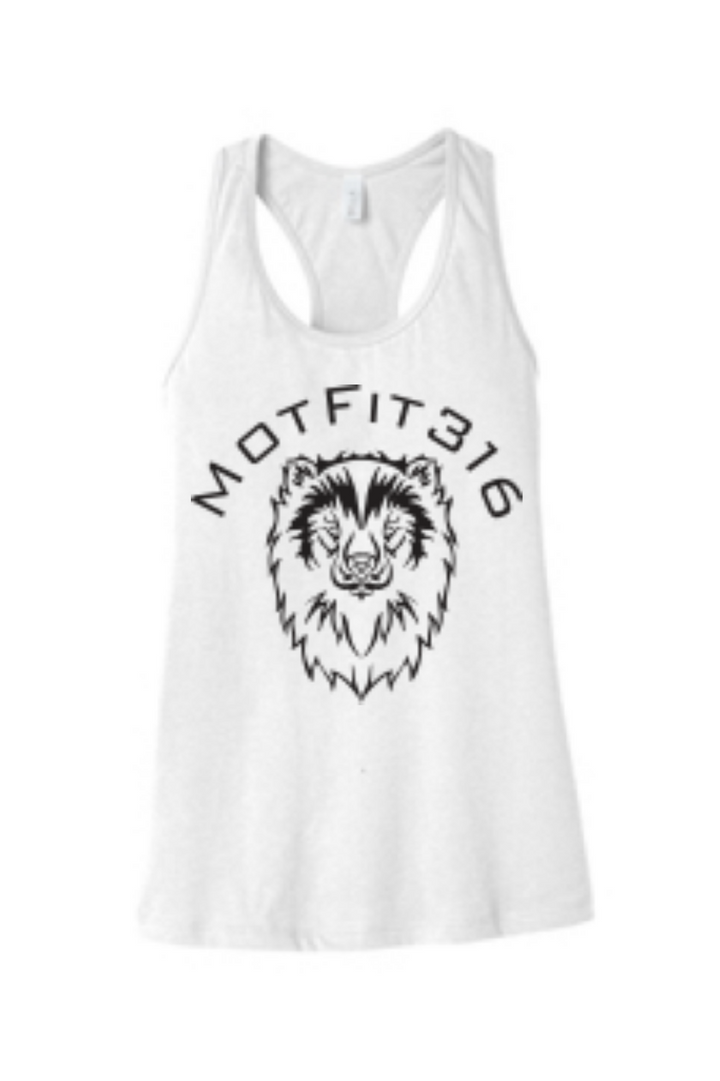 White - front