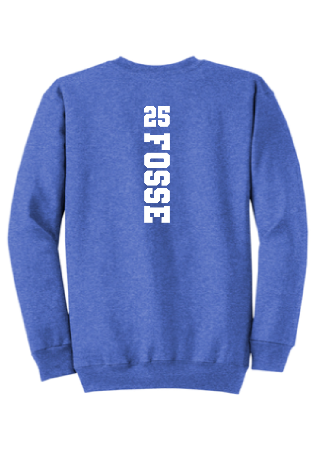 Heathered Royal - back