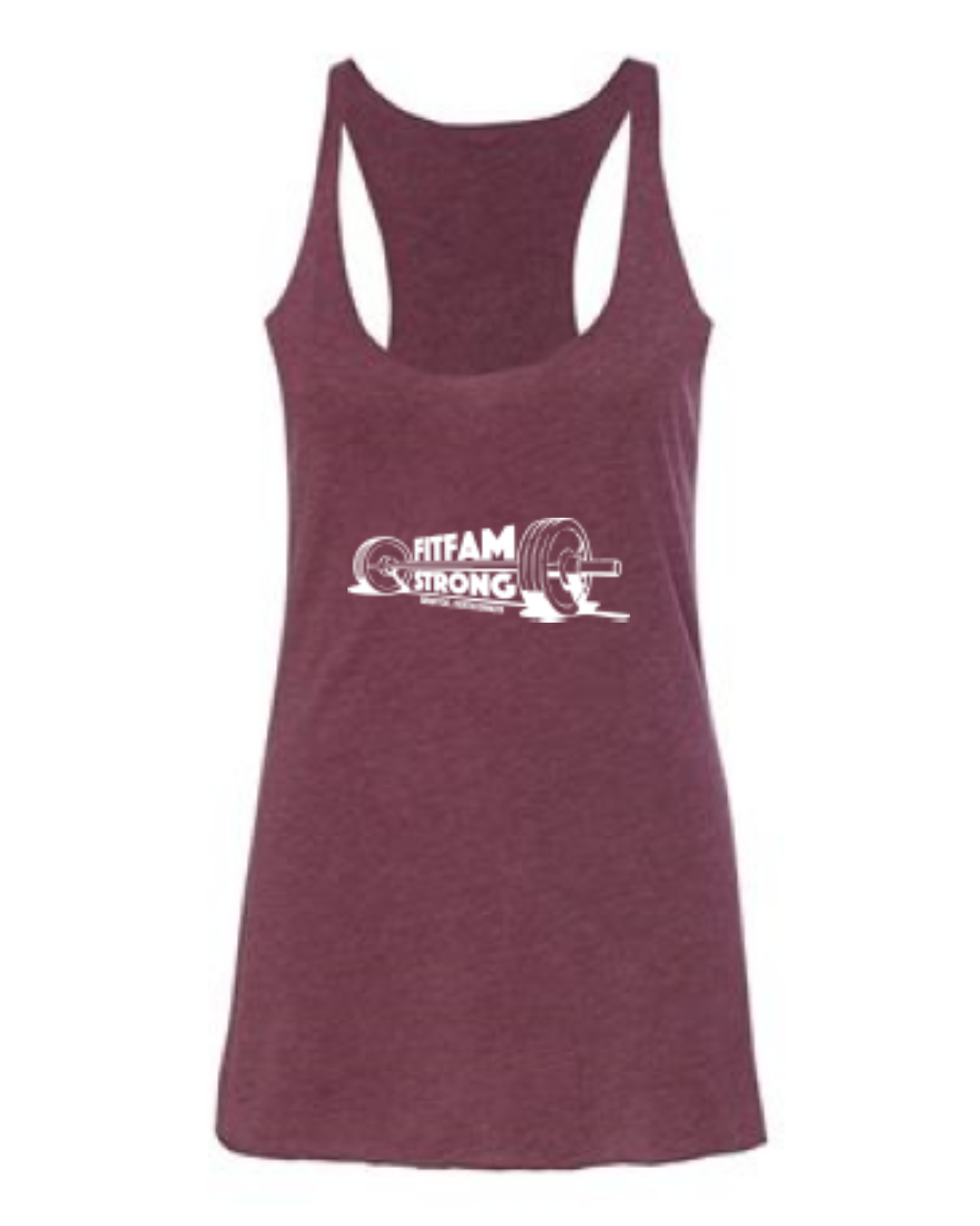 Maroon Triblend - front