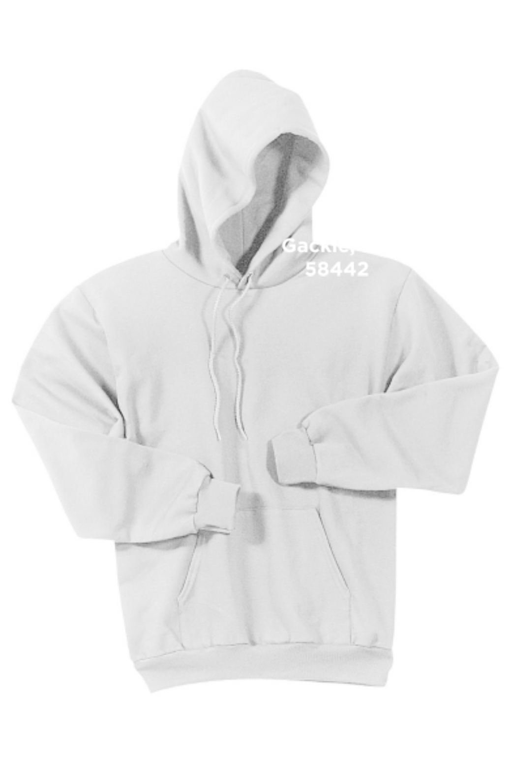 White - front
