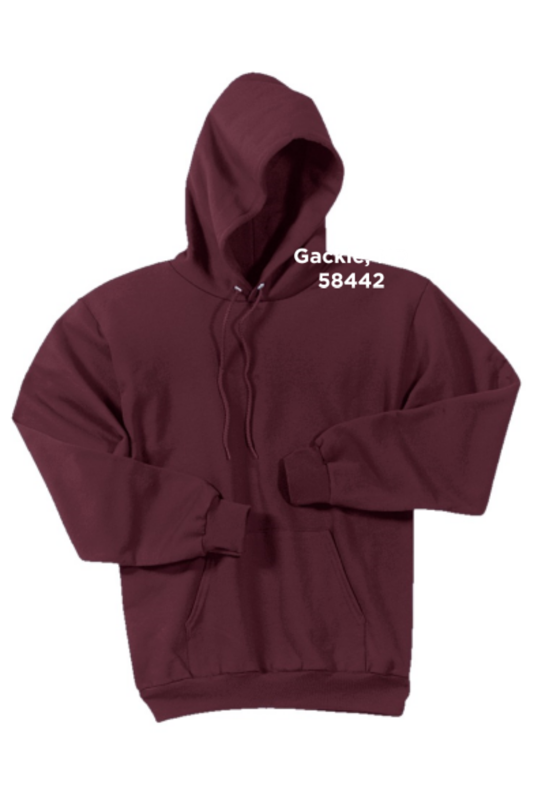 Maroon - front