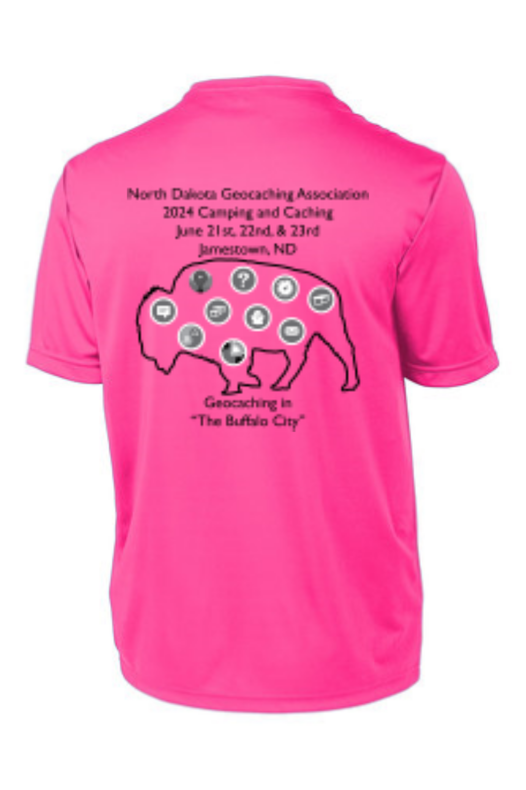 Neon Pink - back