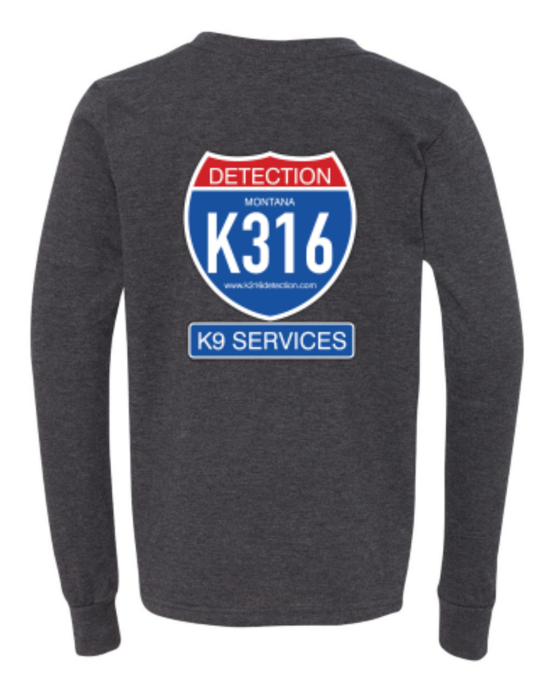 Dark Grey Heather - back