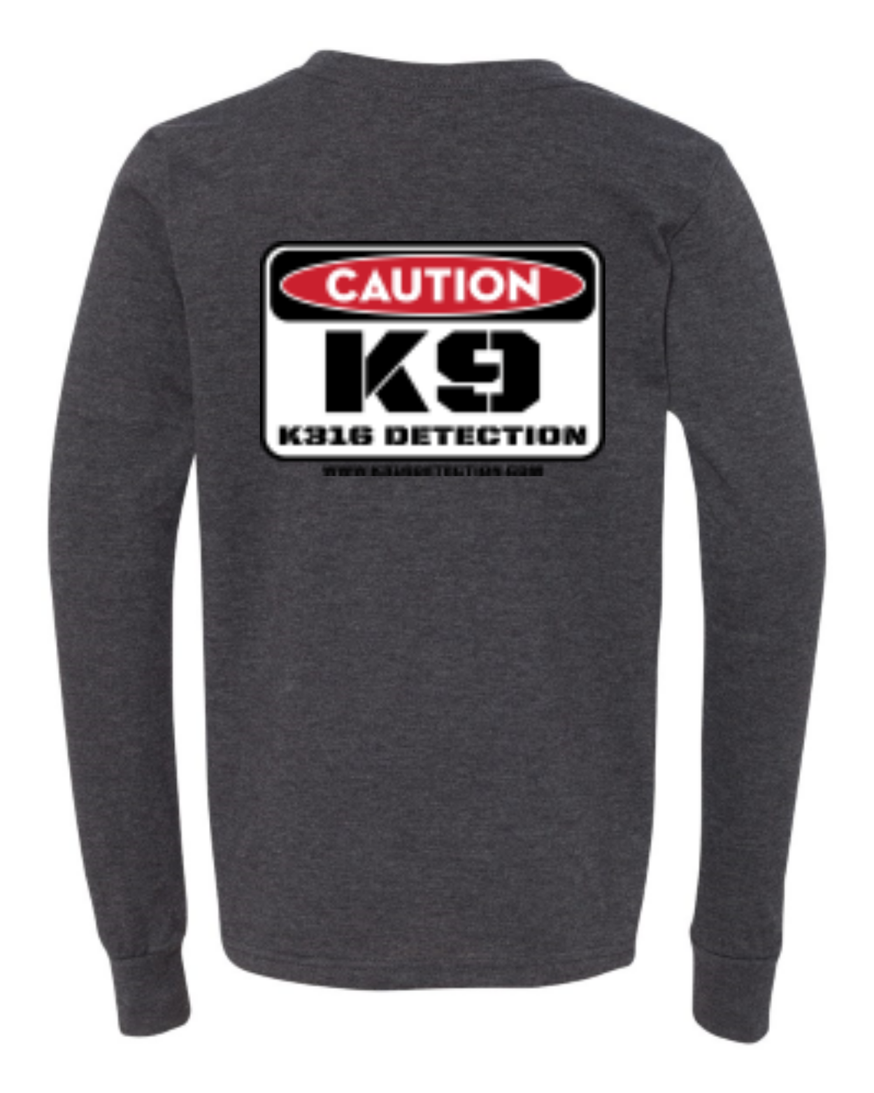 Dark Grey Heather - back