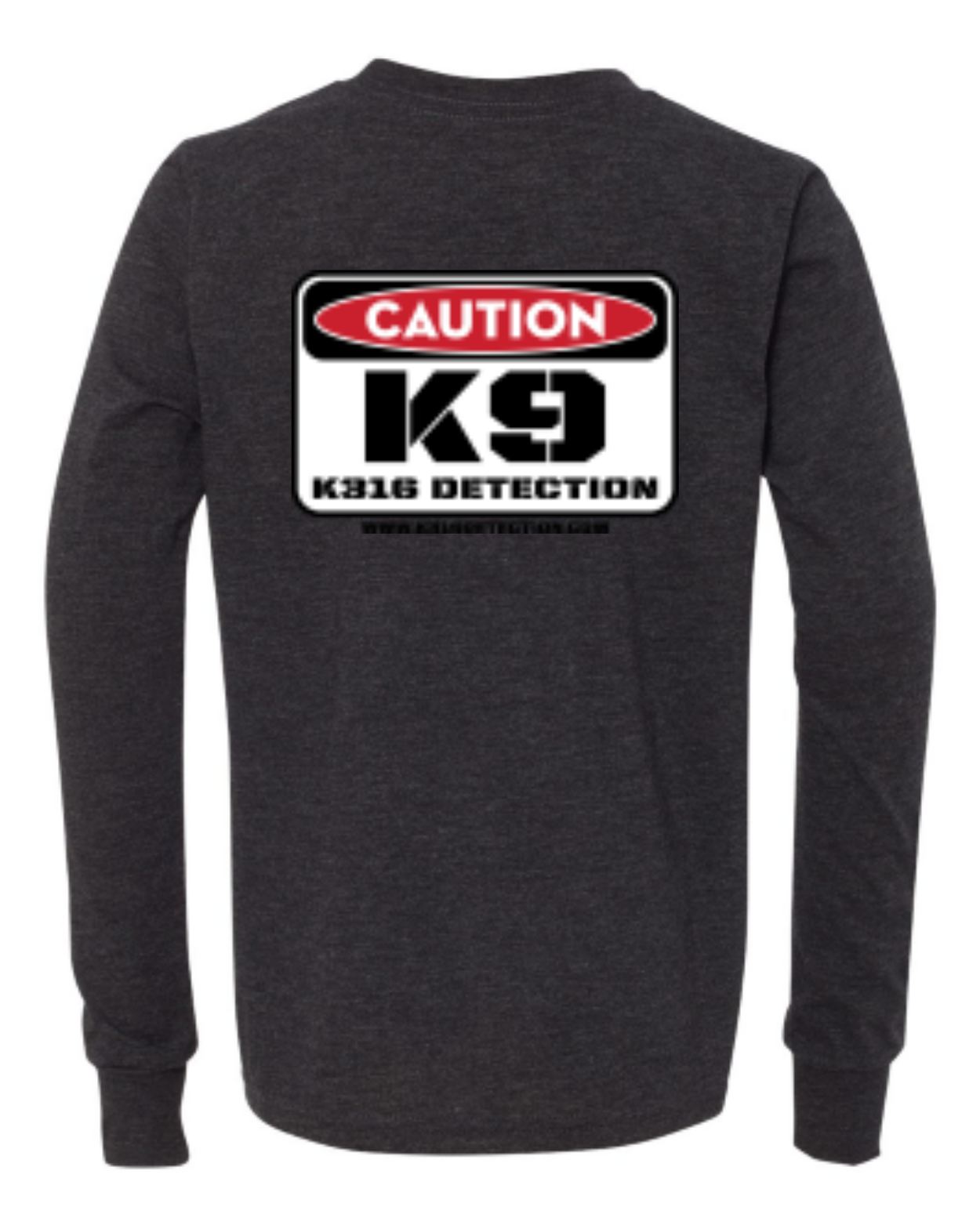 Charcoal-Black Triblend - back