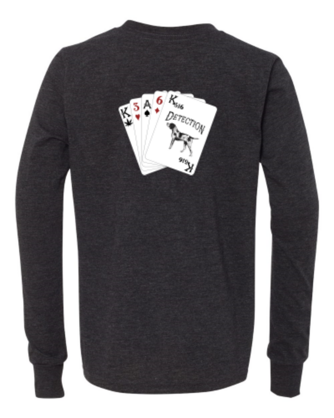 Charcoal-Black Triblend - back