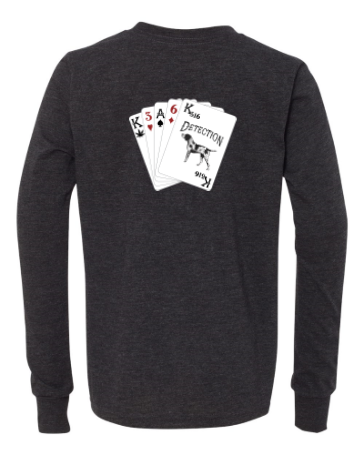 Charcoal-Black Triblend - back