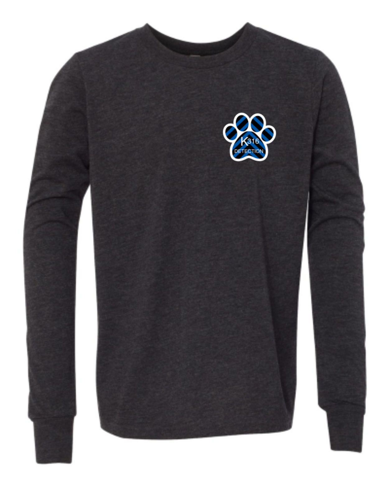 Charcoal-Black Triblend - front