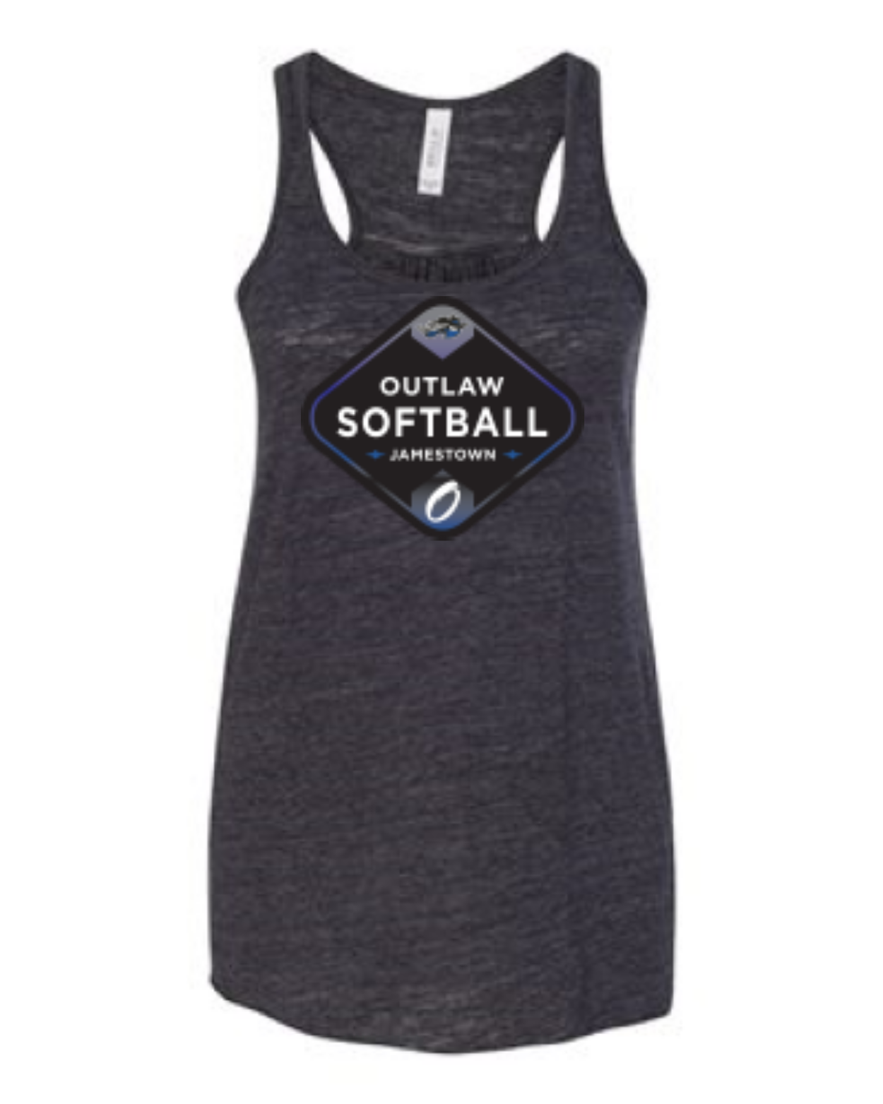 Charcoal Black Slub - front