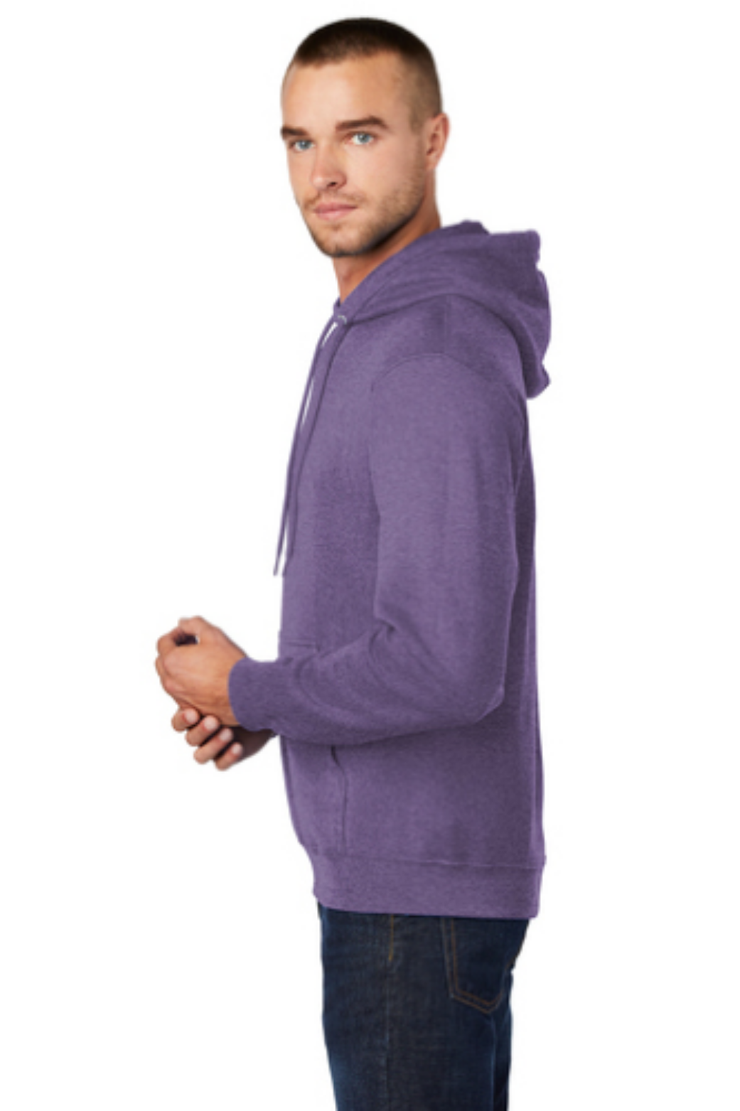 Hthr Purple - sleeveleft