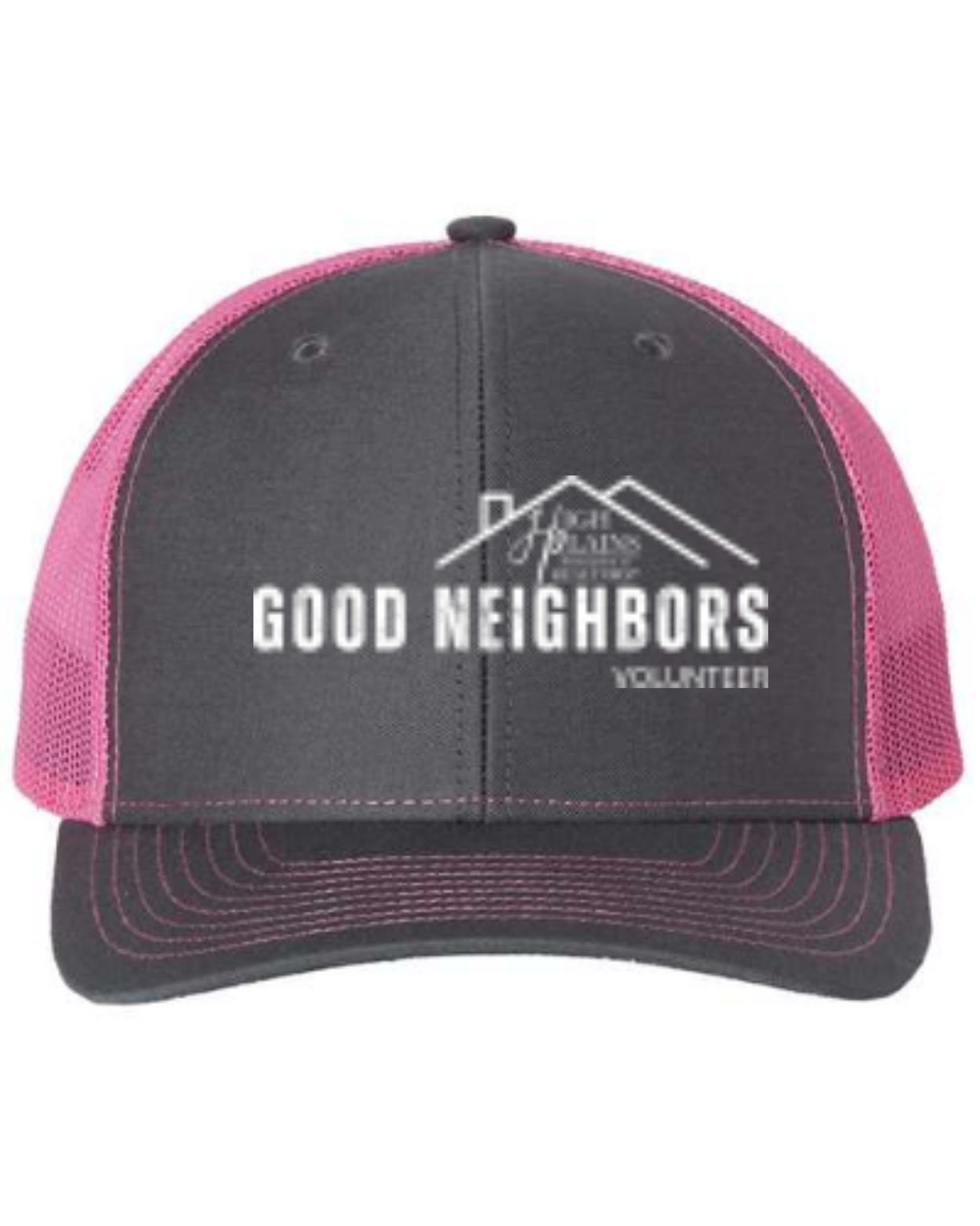Charcoal Neon Pink - front