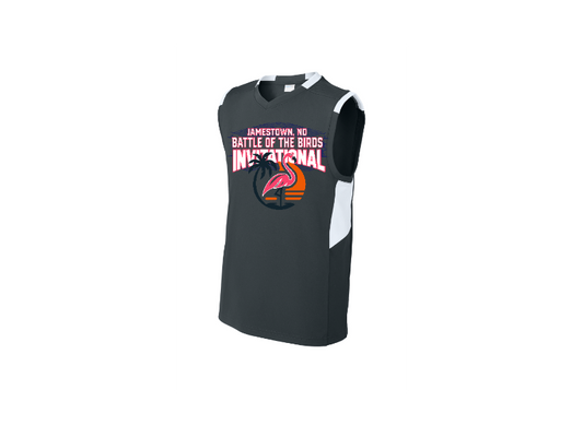 Sport-Tek Youth Club Sleeveless V-Neck YST441