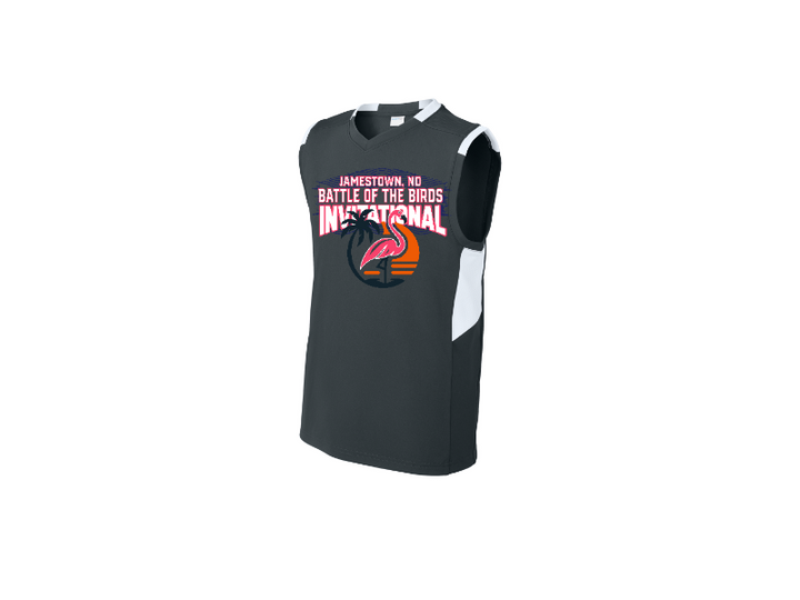 Sport-Tek Youth Club Sleeveless V-Neck YST441