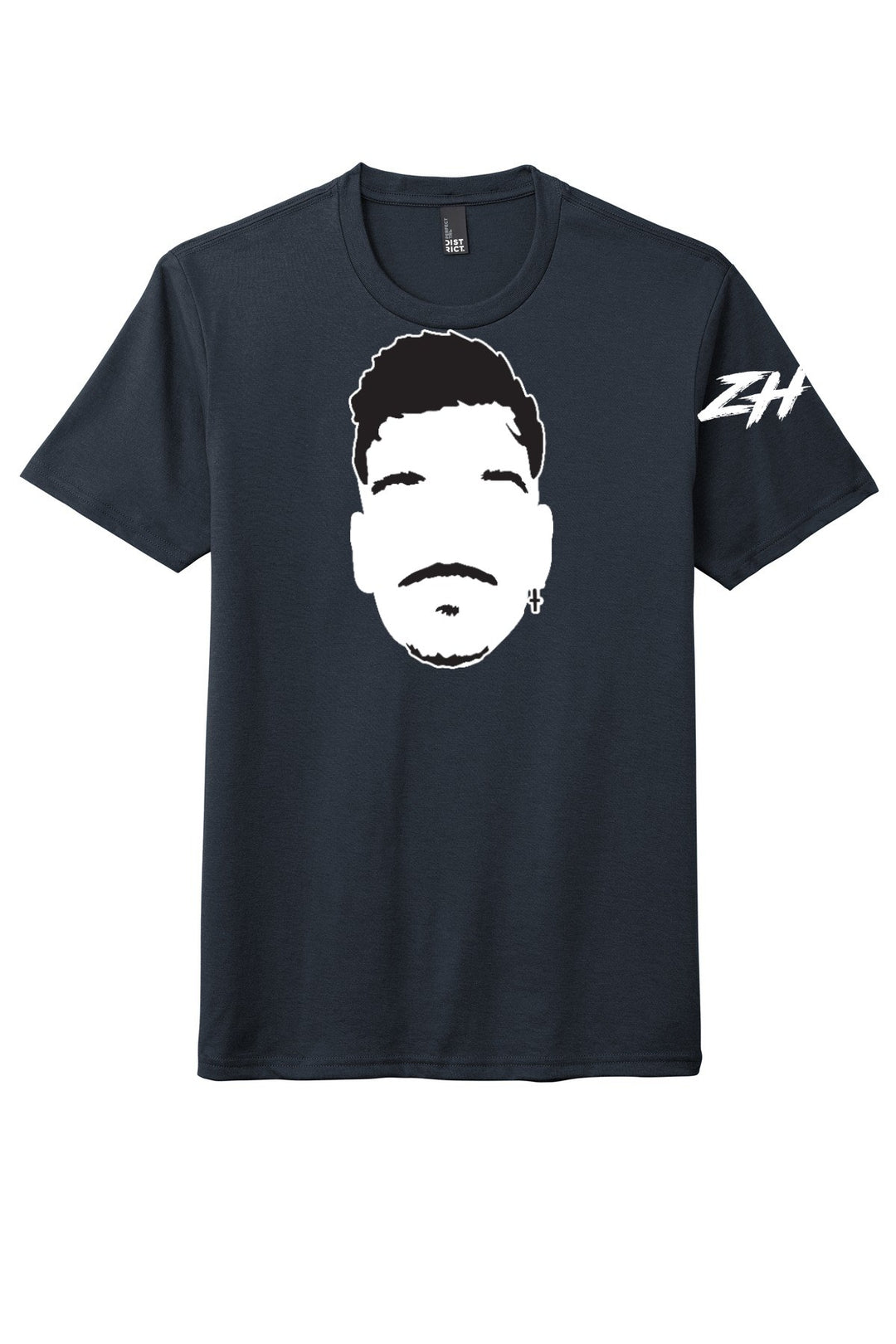 District Perfect Tri Tee. DM130 — New Navy