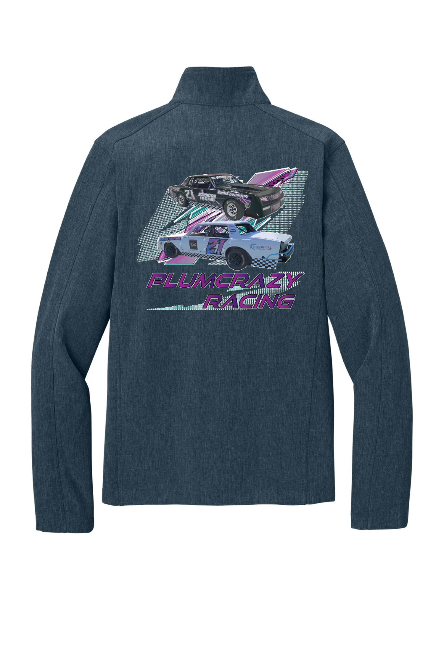 Back Design - Navy Heather