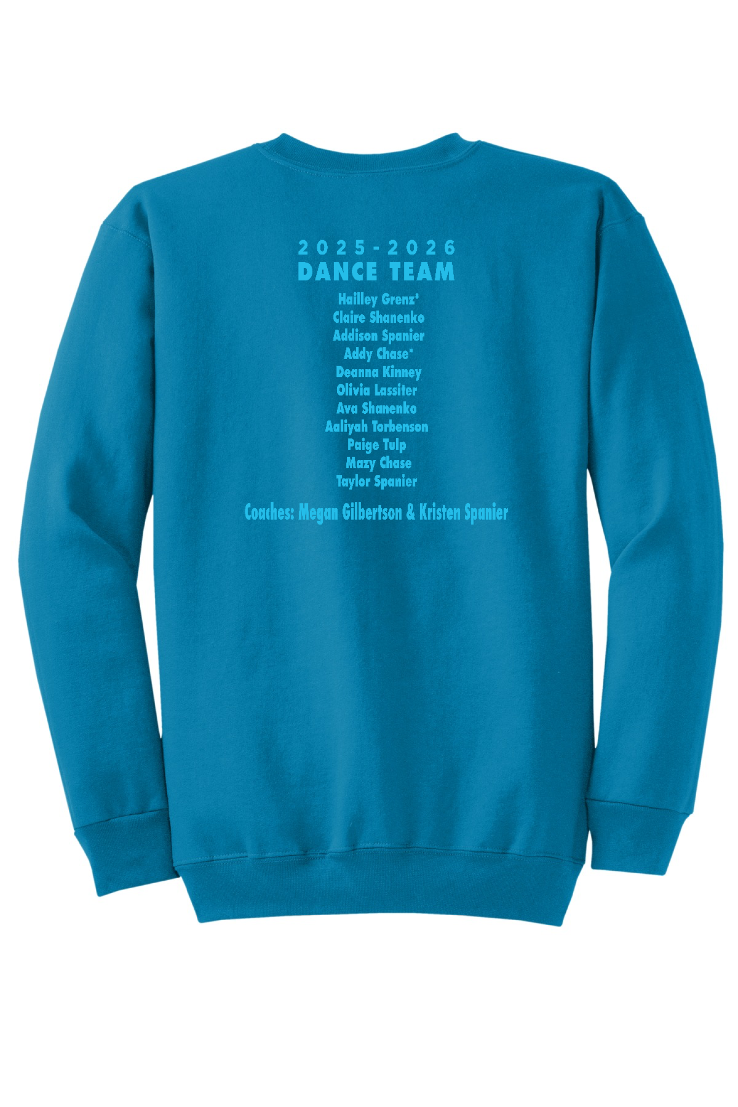 Back Design - Neon Blue