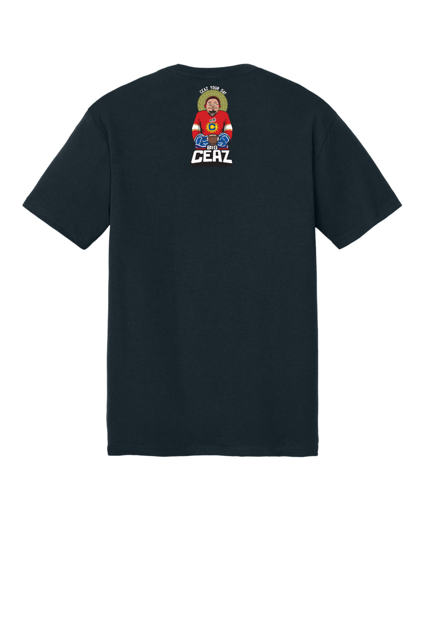 Bizzy Boy Tee Navy and Red. DM130