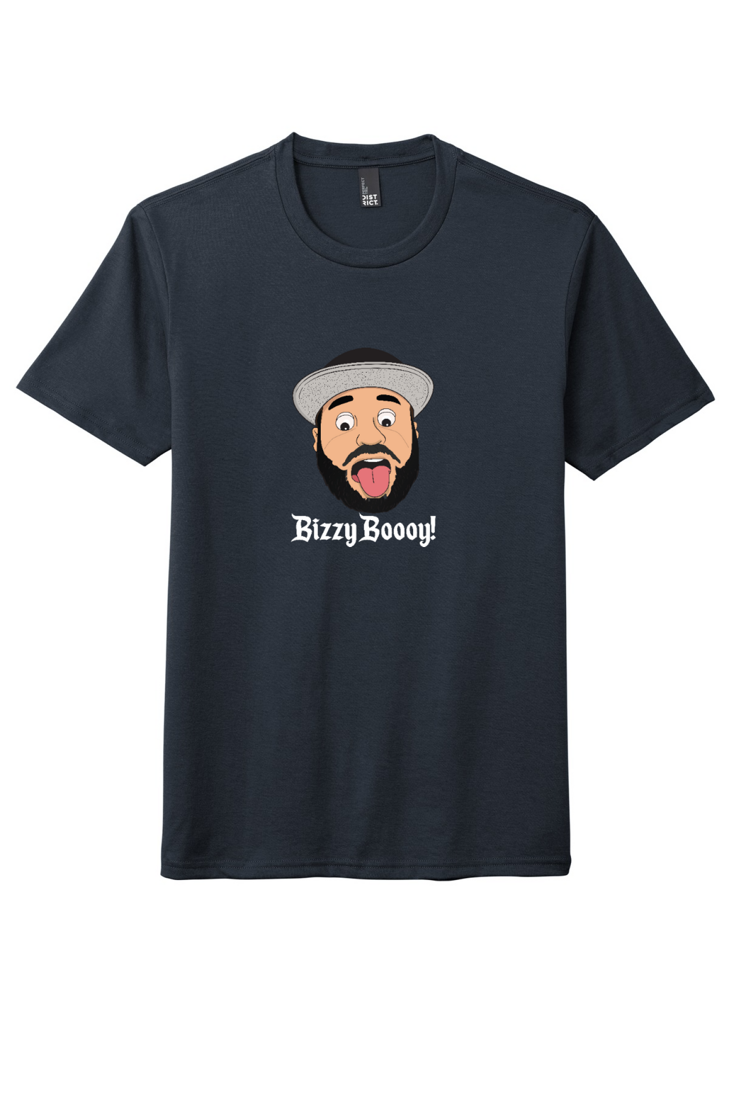 Bizzy Boy Tee Navy and Red. DM130
