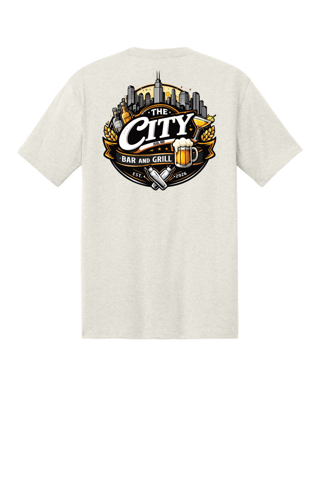Back Design - Oatmeal Heather