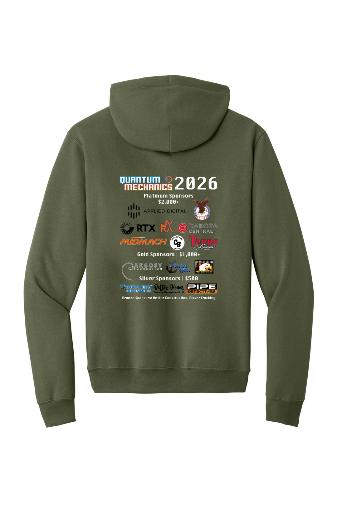 Back Design - Olive Drab Green