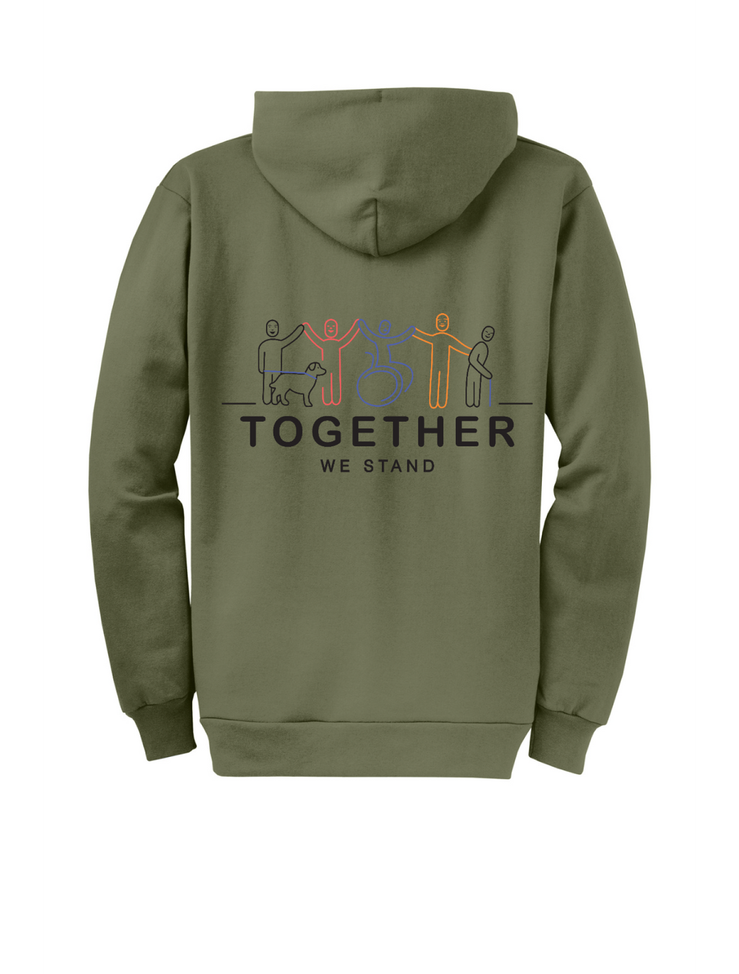 Back Design - Olive Drab Green