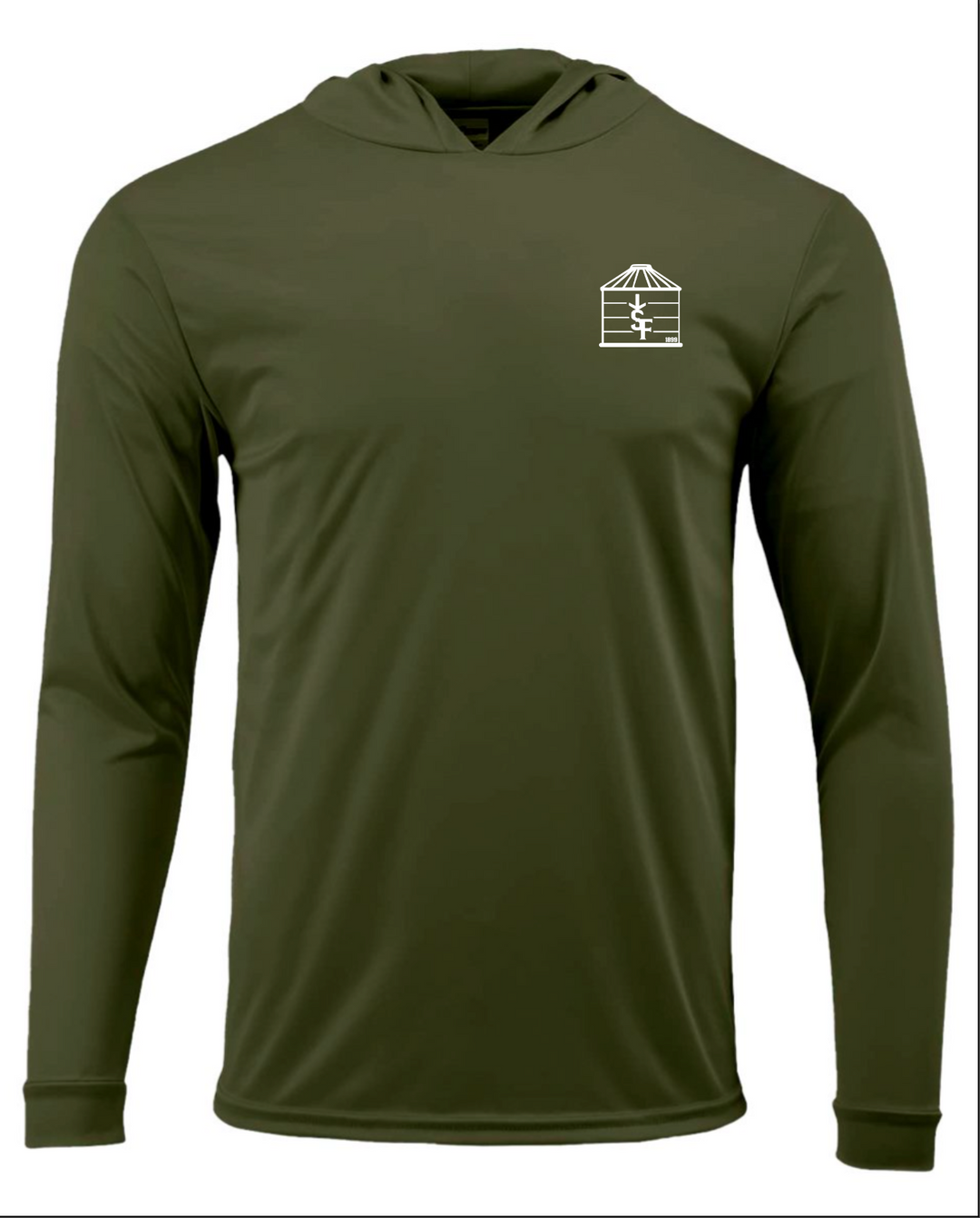 220 Unisex Bahama Performance Hooded Long Sleeve T-Shirt